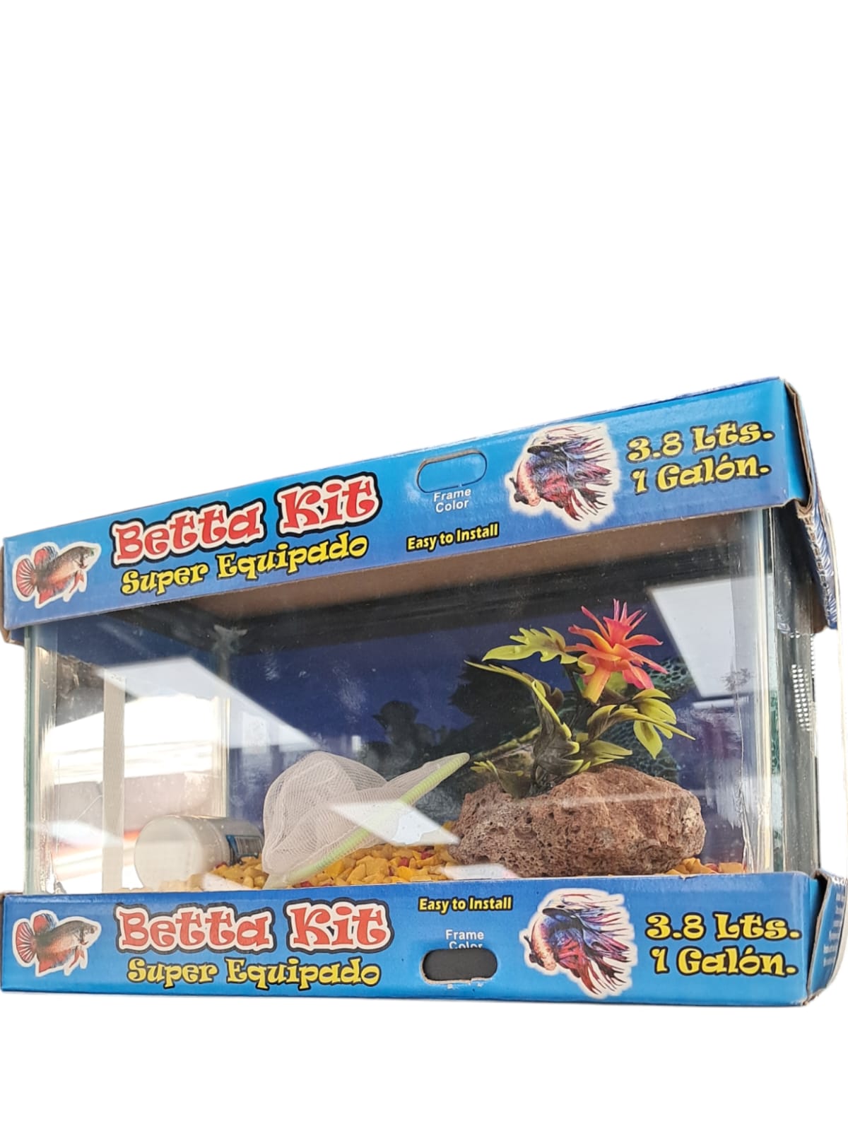 Kit de Acuario para Betta Súper Equipado de 1 Galón