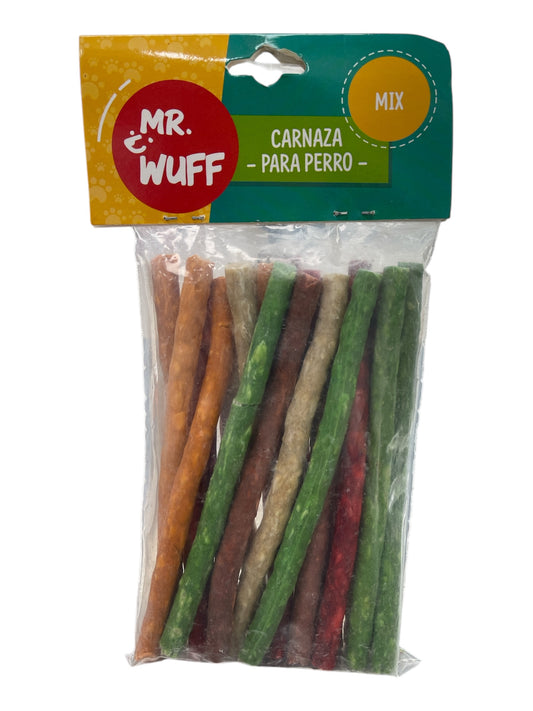 Mr. Wuff Carnaza Mix en Bastones Surtidos para Perro