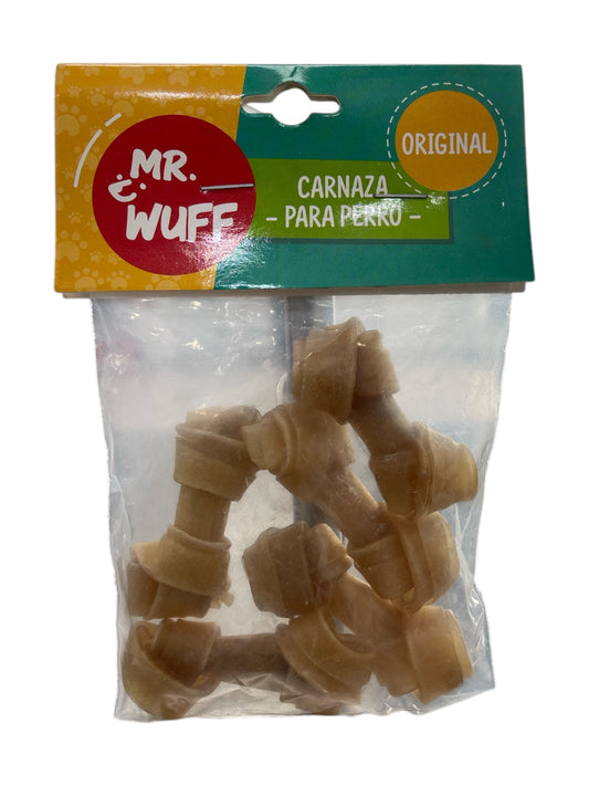 Mr. Wuff Huesos de Carnaza Anudados Pequeños para Perro