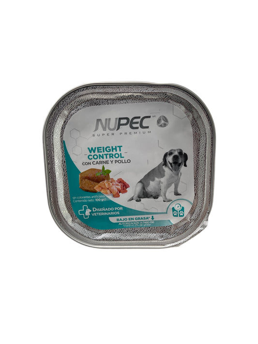 Alimento húmedo weight control con carne y pollo