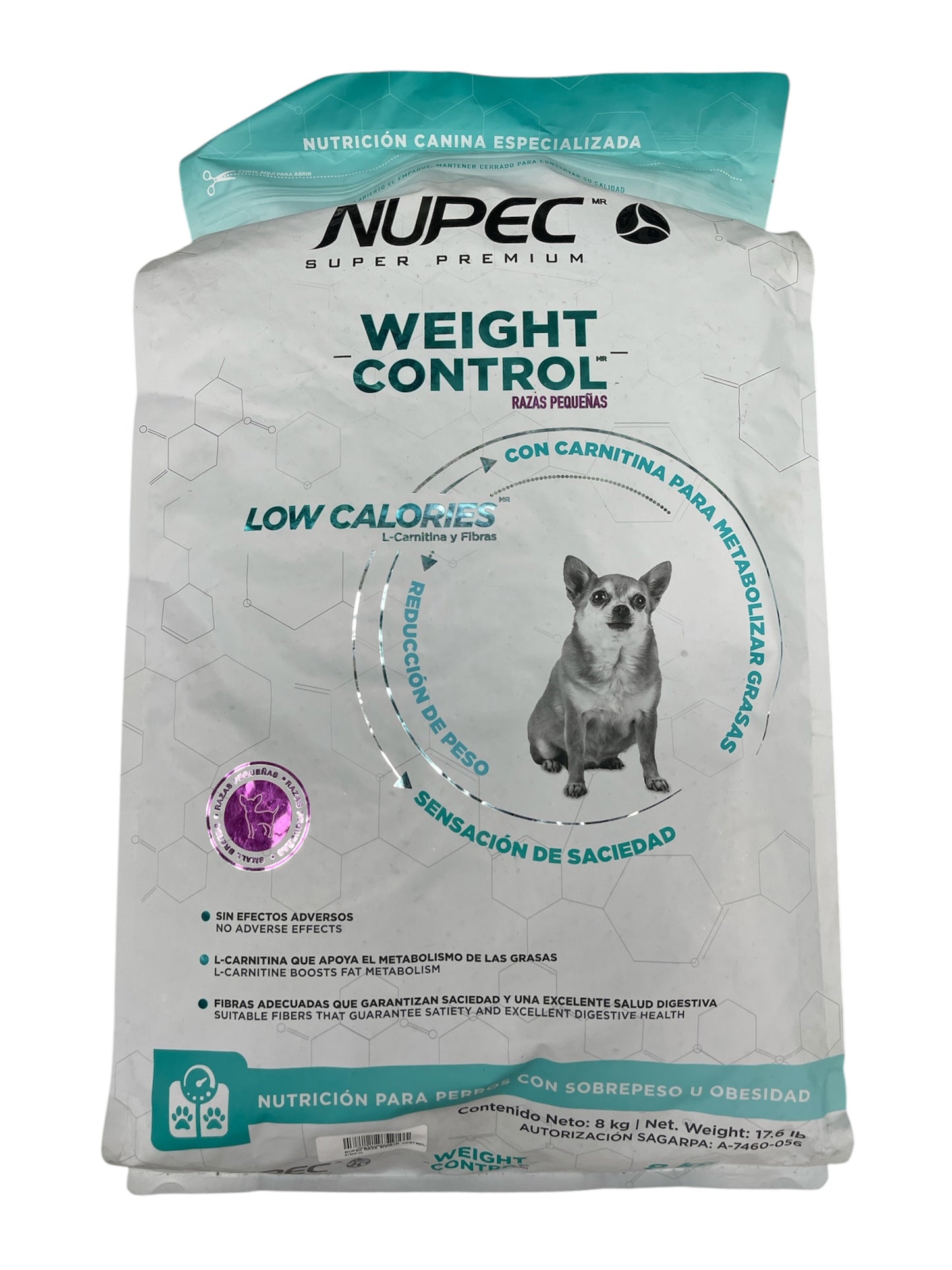 Alimento para razas pequenas weight control